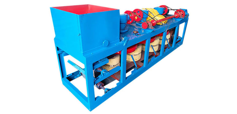 三盤帶式磁選機