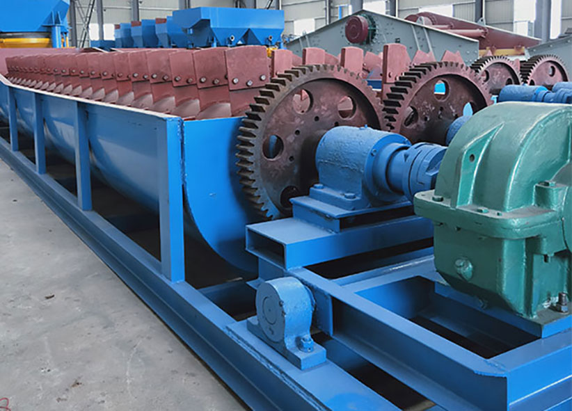 雙軸螺旋洗礦機廠家實（shí）拍1