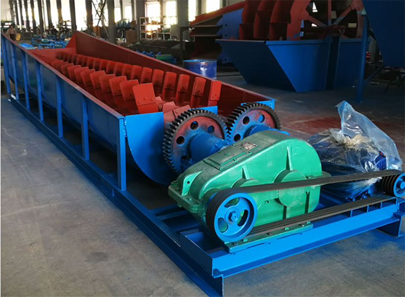 雙軸螺旋洗礦機廠家實拍