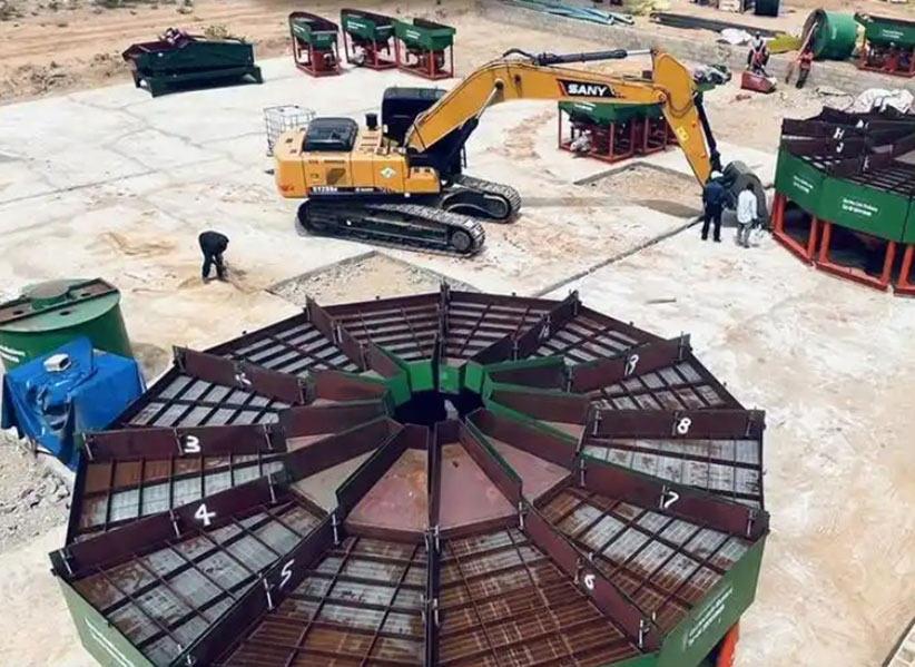 大型液壓跳汰機客戶現場