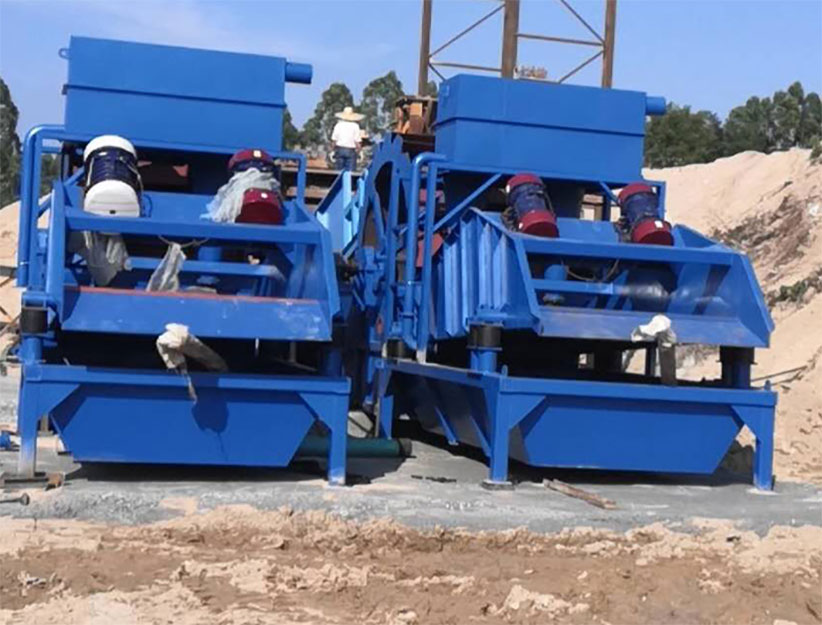 脫水篩生產現場（chǎng）