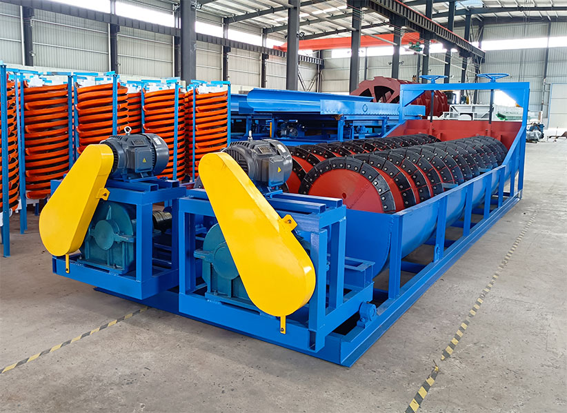 雙螺旋洗砂機廠家實拍（pāi）