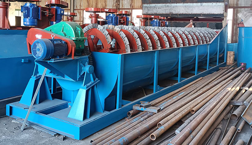 螺旋分級機實（shí）拍