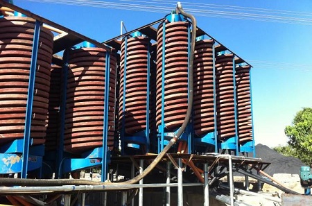 海濱（bīn）砂螺旋溜槽（cáo）