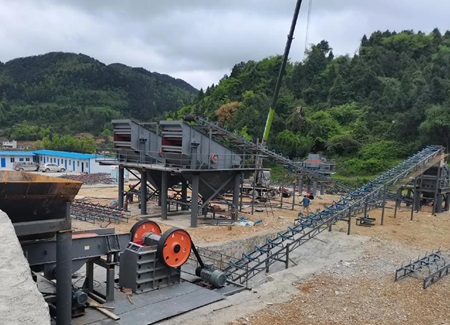 花崗岩製砂（shā）生產線